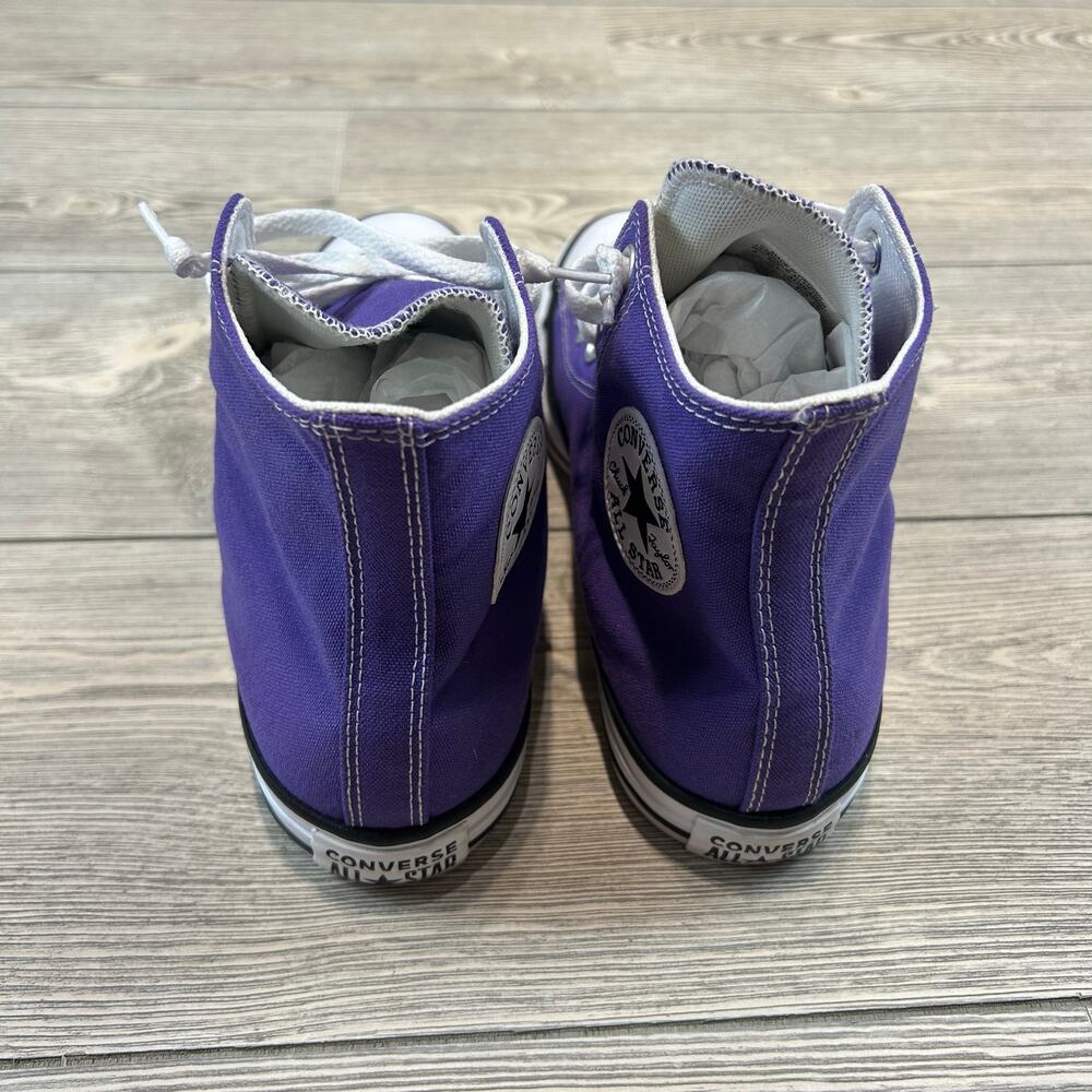 Converse All Star Chuck Taylor High Top Purple Mint Condition Women 10 Men 8 - Picture 4 of 5